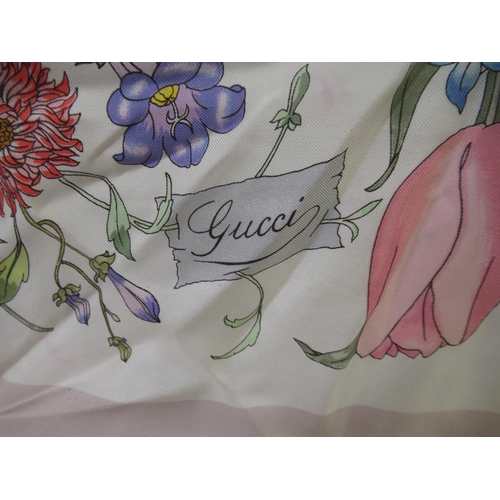 63 - Ladies Gucci silk headscarf, signed V. Accornero