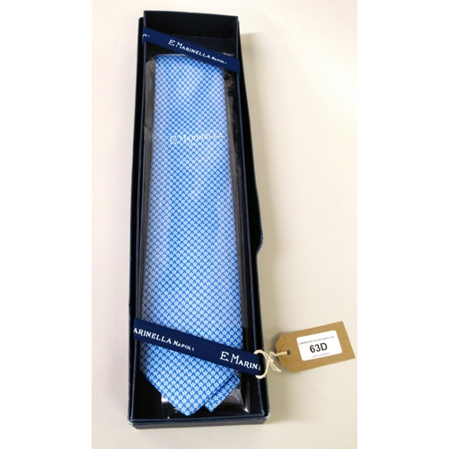 63D - E. Marinella, Napoli, gentleman's silk tie, in original packaging (box at fault)