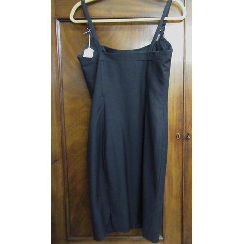 84 - Gianni Versace, black dress, size 40