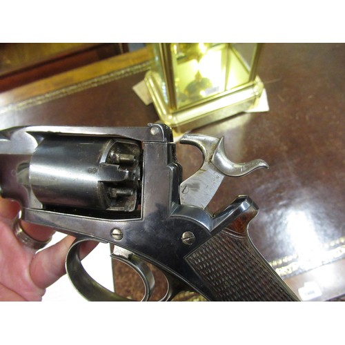 135 - Deane & Son, London Bridge, 54-bore percussion revolver, Deane Harding patent No. 6519L, with 15cm b... 