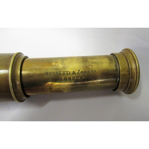 186 - Negretti & Zambra, 19th Century naval telescope