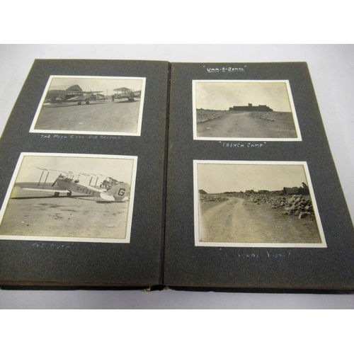 193 - Album of 1920's photographs of Middle Eastern Royal Airforce interest