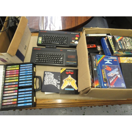 226 - Collection of Sinclair ZX Spectrum controllers, games and accessories