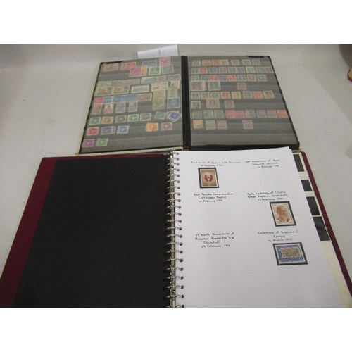 240 - Two albums containing a quantity of mainly Queen Victoria to George VI stamps from India, Pakistan, ... 