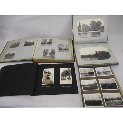 276 - Four albums of photographs, early to mid 20th Century including India and the South of France