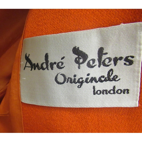 39 - Andre Peters Originale, London, 1960's dress with matching coat, together with a black Isabella Oliv... 