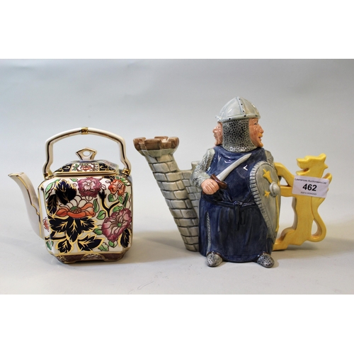 462 - Group of three Royal Doulton limite3d edition teapots 'Cowboy and Indian', 'Norman and Saxon' and 'P... 