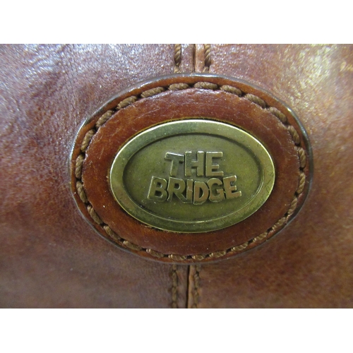 60 - The Bridge, Firenze 1969 brown leather crossbody bag, complete with dust cover and three other large... 