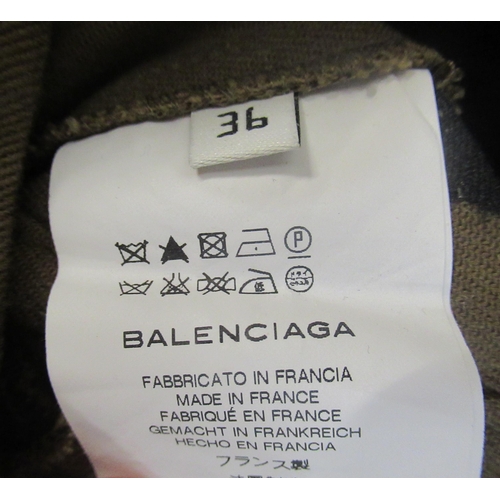 70 - Balenciaga, pair of ladies trousers, size 36, together with two N. Peal, London, knitted dresses, si... 