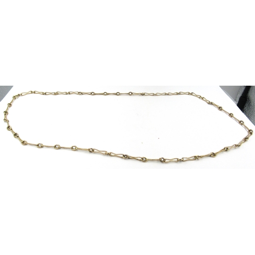 809 - 9ct Gold neck chain, 15.5g and 70cms long