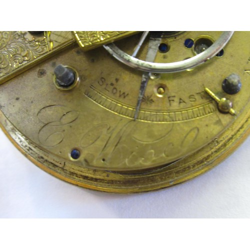 770 - Silver cased open face pocket watch , a small quantity of costume jewellery and a ladies Rotary wris... 