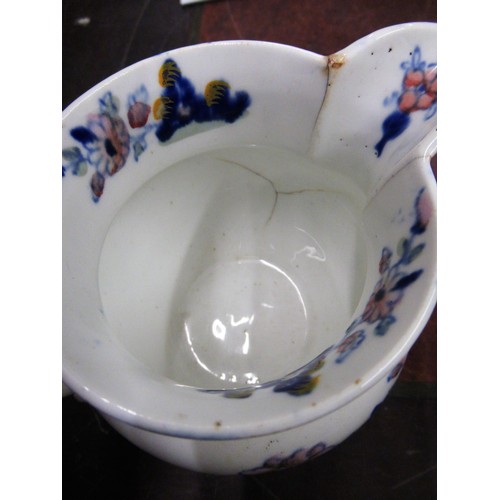 454 - Set of four graduated floral decorated jugs together with a Copeland blue and white meat plate