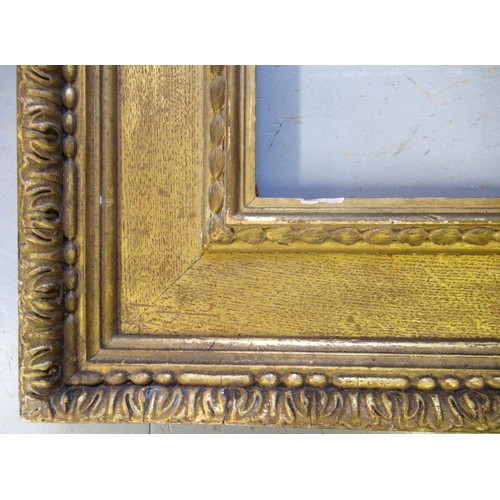 893 - Two 19th Century gilt frames, apertures, 65cms x 35cms and 65cms x 34cms