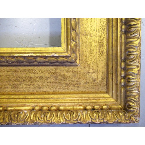 893 - Two 19th Century gilt frames, apertures, 65cms x 35cms and 65cms x 34cms