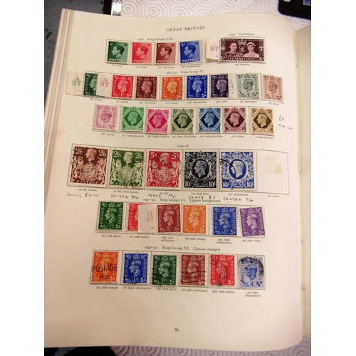 234 - Two albums containing a collection of George V and George VI Empire and Commonwealth stamps