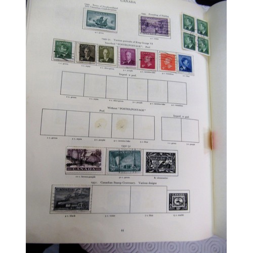 234 - Two albums containing a collection of George V and George VI Empire and Commonwealth stamps