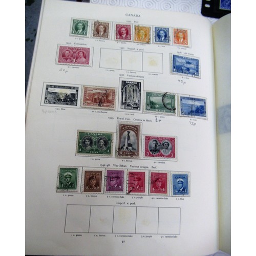 234 - Two albums containing a collection of George V and George VI Empire and Commonwealth stamps