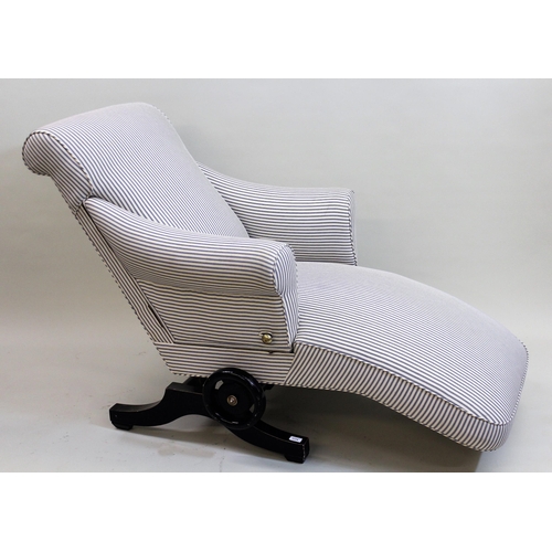 1774 - Antique French ' Le Surrepos ', angle adjustable lounge chair by Dr Pascaud, Paris 1924, with fold-o... 