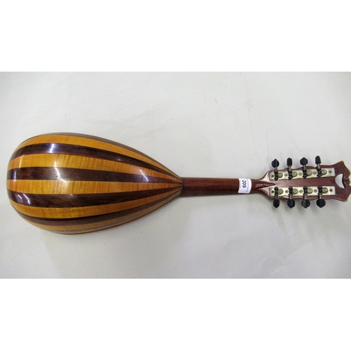 209 - Jerome Thibouville Lamy, Paris, mother of pearl inlaid mandolin