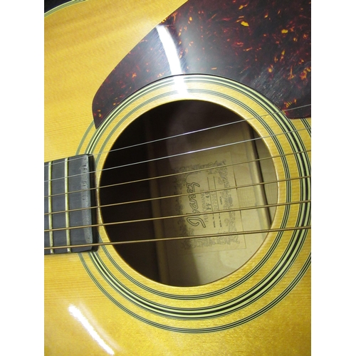 300 - 20th Century Ibanez performance six string acoustic guitar model No.PF-40, with strap and housed in ... 