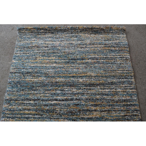 36 - Modern deep pile rug of abstract design, 194cms x 133cms