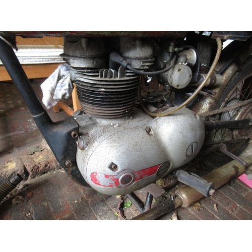 419 - 1957 A.J.S. Matchless 350 lightweight motorcycle, (for restoration)