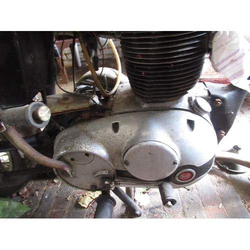 419 - 1957 A.J.S. Matchless 350 lightweight motorcycle, (for restoration)