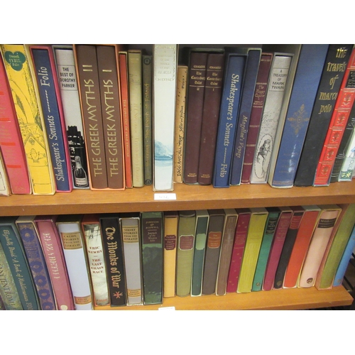 436 - Large quantity of approximately 110 plus of Folio Society volumes, mostly with slip cases