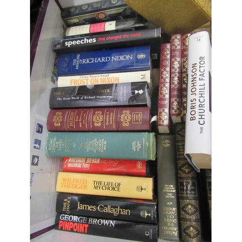 443 - Quantity of political biographies and miscellaneous other books including Readers Digest etc.