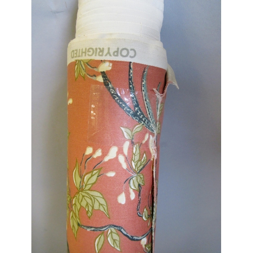 50 - Roll of chinoiserie style fabric from the Robin Hood range