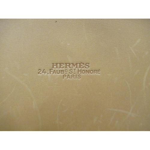 55 - Hermes Espace Limited Edition carbon fibre and vache naturelle briefcase, stamped ' Hermes 24.Faubg ... 
