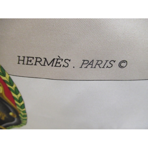 63 - Hermes, ' Carrick à Pompe ' silk scarf by Philippe Ledoux and first issued in 1953