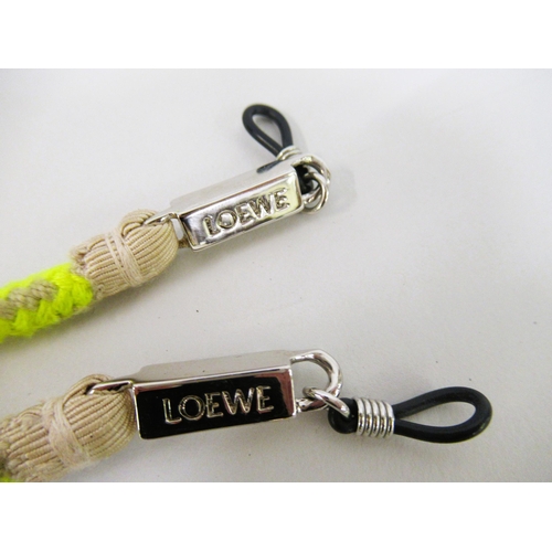 65 - Loewe, yellow neck cord for sunglasses / reading glasses