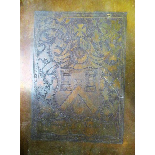 227 - Quantity of miscellaneous collectables including an engraved copper printing plate, miscellaneous mo... 