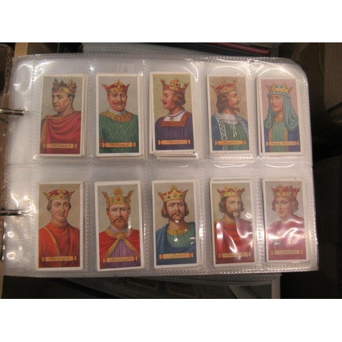 320 - Six albums containing a collection of Scarcer odds of cigarette cards from manufacturers C