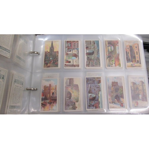 320 - Six albums containing a collection of Scarcer odds of cigarette cards from manufacturers C