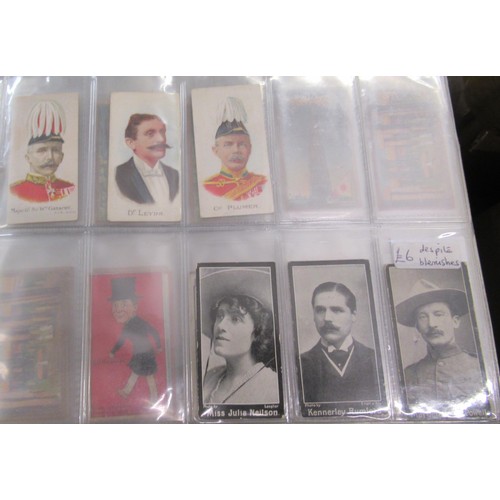 320 - Six albums containing a collection of Scarcer odds of cigarette cards from manufacturers C