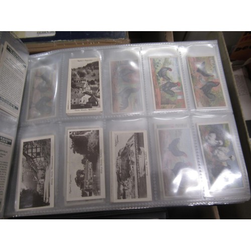 321 - Collection of Scarcer odd Ogden's cigarette cards, contained in five albums