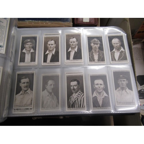 321 - Collection of Scarcer odd Ogden's cigarette cards, contained in five albums