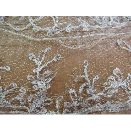 105 - Small collection of early lacework clothing, and trimmings