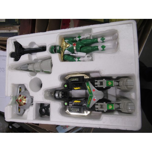 372 - Power Rangers boxed green Dragonzord  by Bandai 1993