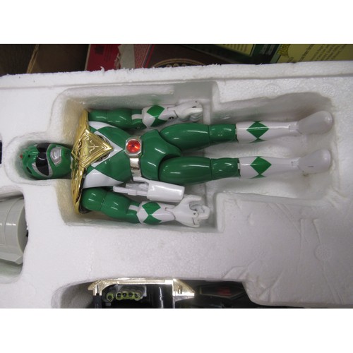 372 - Power Rangers boxed green Dragonzord  by Bandai 1993