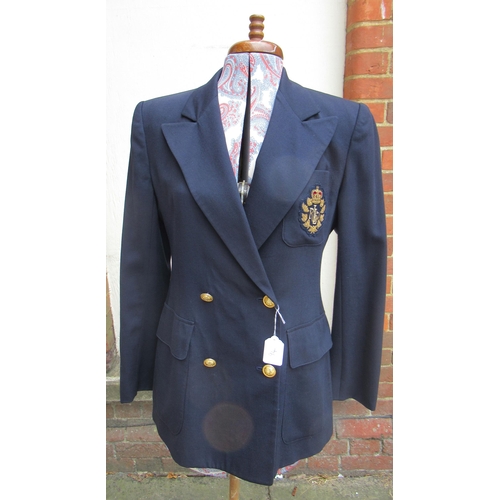 94 - Aquascutum reversible raincoat and a Ralph Lauren blazer, size 4