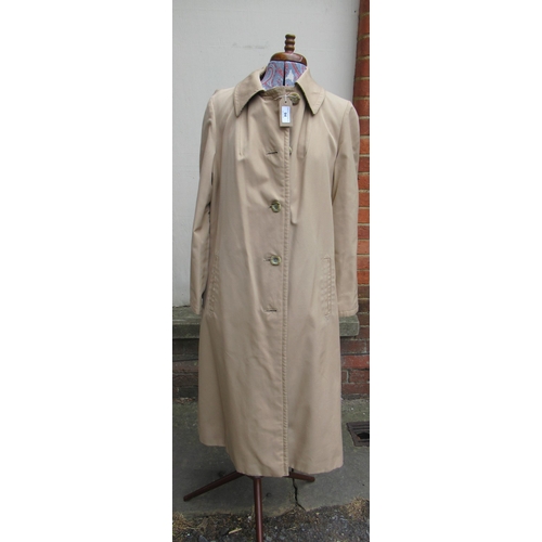 94 - Aquascutum reversible raincoat and a Ralph Lauren blazer, size 4