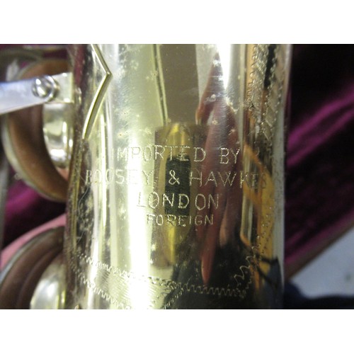 Lafleur saxophone imported by Boosey & Hawkes, London, in original