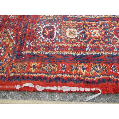 40 - Two late 20th Century machine woven Persian style rugs