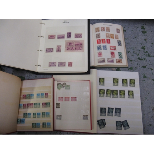 142 - Box containing a collection of miscellaneous stamps, GB albums and First Day covers