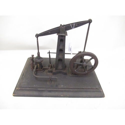 150 - Late 19th / early 20th Century model steam stationary beam engine