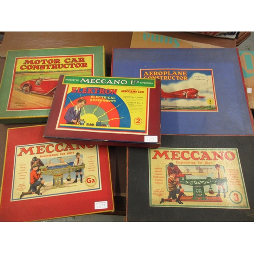 151 - Four vintage Meccano construction sets with original boxes