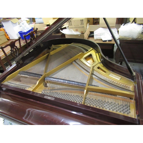 1635A - Early 20th Century mahogany cased baby grand piano by Petrof, Serial No. 45246, 144 x 142cm approxim... 